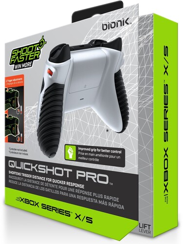 Xbox Accessory:  BIONIK QuickShot PRO Trigger Lock and Grips