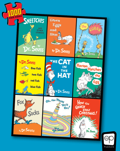 DR.SEUSS BOOK COVERS COLLECTION 1000 PIECE PUZZLE
