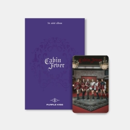 Purple Kiss - Cabin Fever (5th Mini Album) (Poca Album) - Photostand Package + Sleeve, QR Card, Photo Card - Random 2 Out Of 12, Sticker