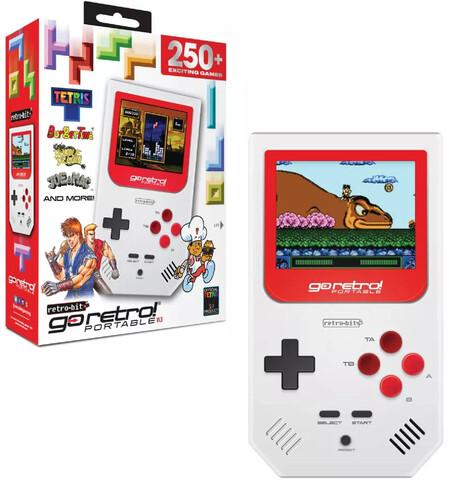 GO RETRO PORTABLE V1.3 RED/ WHT