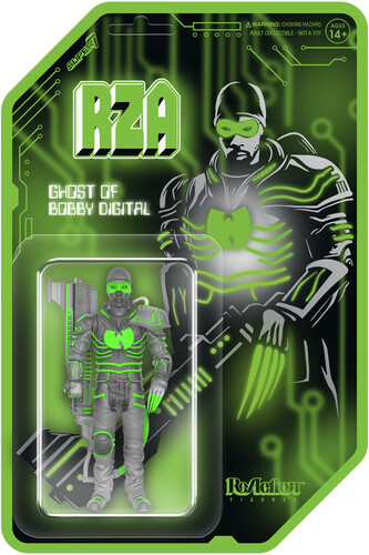 RZA REACTION FIGURES WV 04 - BOBBY DIGITAL (CLEAR)