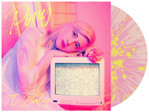 tv baby - Pink/Yellow Splatter