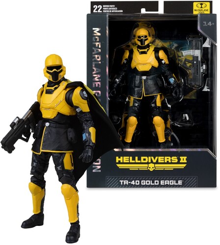 TMP GAMING 7IN TR40 GOLD EAGLE HELLDIVERS II FIG
