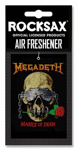 ROCKSAX MEGADETH MASTER OF DEATH AIR FRESHENER|alliance entertainment