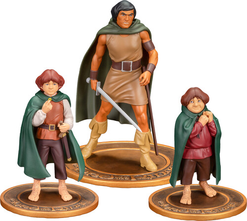 LOTR ANIMATED FIG SET (FRODO ARAGORN SAMWISE)
