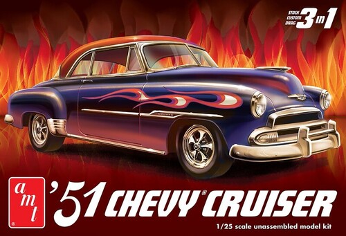 AMT 1951 Chevy Custom Cruiser 1/25 Scale Model Kit