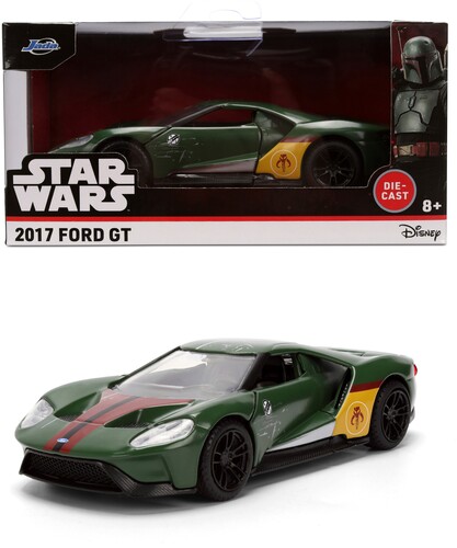 JADA 1/ 32 HWR SW BOBA FETT 17 FORD GT DIE-CAST CAR