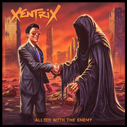 Xentrix - Allied With The Enemy vinyl record cover