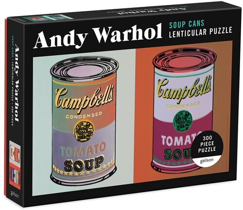 Andy Warhol - Andy Warhol Soup Cans 300 Piece Lenticular Puzzle