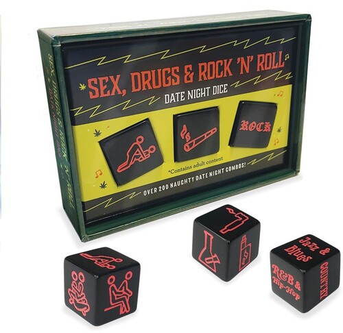 Chronicle - Sex Drugs & Rock N Roll Date Night Dice (Dice)