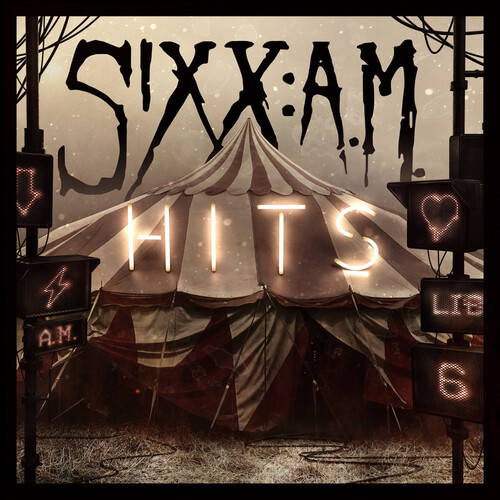 Sixx: A.M. - Hits [Limited Edition Translucent Red with Black Smoke LP]