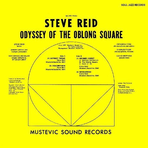 Steve Reid - Odyssey Of The Oblong Square vinyl record cover