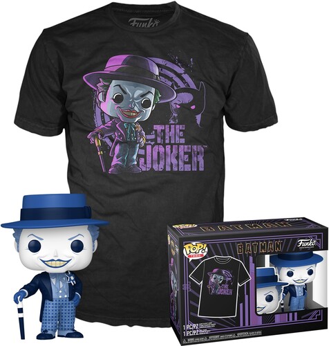 FUNKO POP & TEE BATMAN 1989 THE JOKER XS