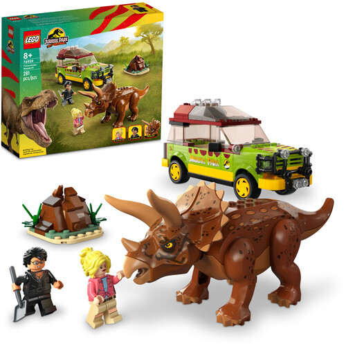 LEGO JURASSIC WORLD TRICERATOPS RESEARCH