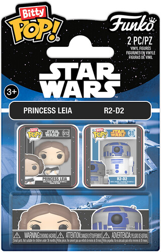 BITTY POP STAR WARS 2 PACK LEIA & R2D2