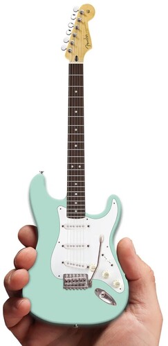 AXE HVN FS019 FENDER STRAT SURF GREEN MINI GTR