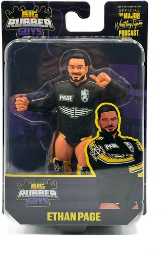 Big Rubber Guys Wrestling Ethan Page 8 Inch Figure