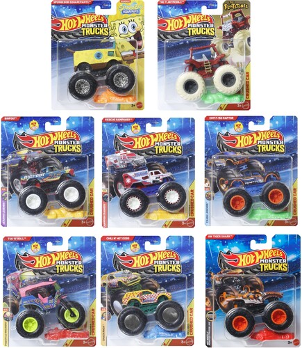 HOT WHEELS MONSTER TRUCKS 1 64 8 PIECE E ASRT