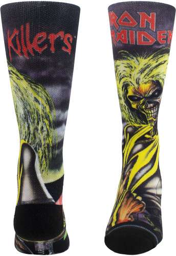 PERRI'S IRON MAIDEN KILLERS DYE SUB CREW SOCKS