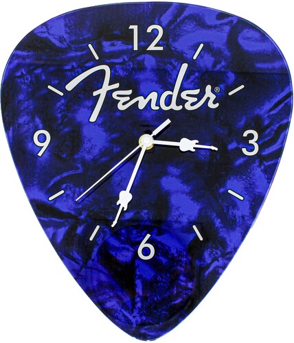 Pluginz - Fender - Guitar Pick Wall Clock (Blue)