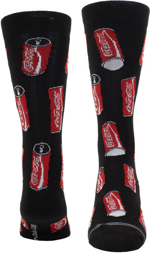 PERRI'S COCA COLA BLACK CANS CREW SOCKS