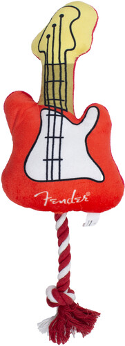 PERRI'S FENDER PLUSH GUITAR ROPE DOG TOY