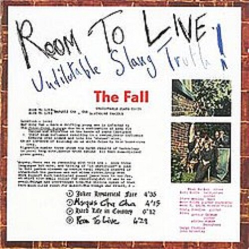 The Fall - Room To Live vinyl record cover