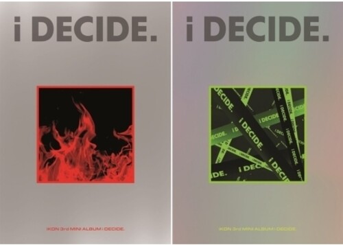 Ikon - I Decide (Incl. Photobook, Folding Pack, Accordion Postcard, Flip Book, Selfie Photocard, 4Cut Photocard + Graphic Sticker)
