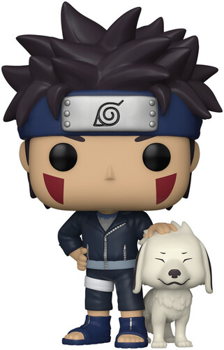 FUNKO POP ANIME NARUTO KIBA WITH AKAMARU