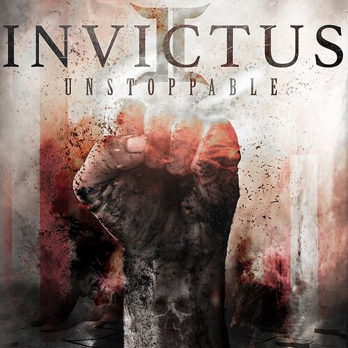 Invictus - Unstoppable - Clear + Blue Marble + Red Splatter