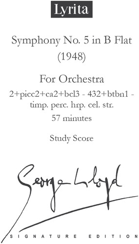 Symphony No. 5 - Study Score