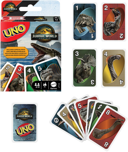 Mattel Games - UNO: Jurassic World: Rebirth Edition
