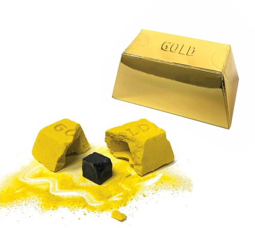 Schylling Chip Away Gold Bar with Tools