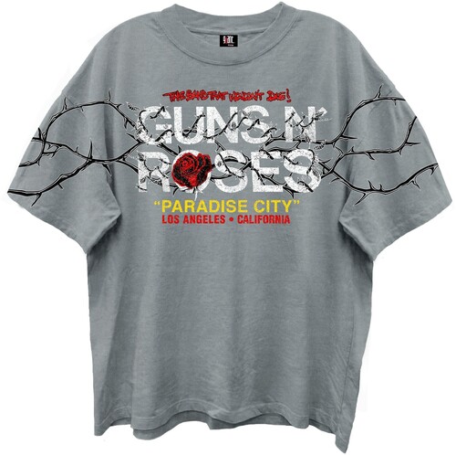 GUNS N ROSES PARADISE CITY TSHIRT LG 12160762A3