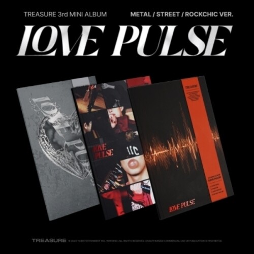 Love Pulse - Random Cover Version - incl. 92pg Photobook, Paper Band, Character Card, Poster, 10pc Selfie Photocards, 2 Unit Photocards + Holder