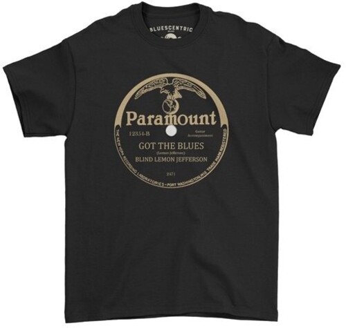 PARAMOUNT RECORDS GOT THE BLUES SHIRT BLACK LARGE
