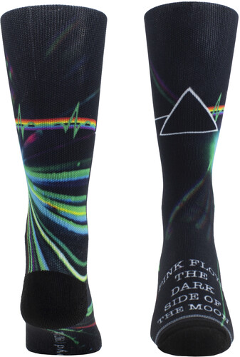 PERRI'S PINK FLOYD DARK SIDE DYE SUB CREW SOCKS