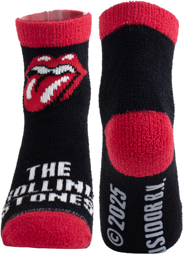 Perri's - Rolling Stones - Tongues - Fuzzy Women's Crew Socks
