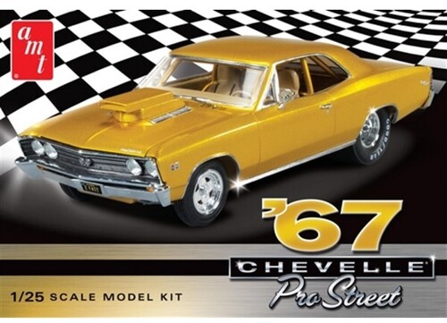 AMT 1967 Chevy Chevelle Pro Street 2T 1/25 Scale Model Kit