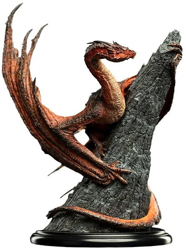 HOBBIT TRILOGY - SMAUG THE MAGNIFICENT MINI STATUE|alliance entertainment