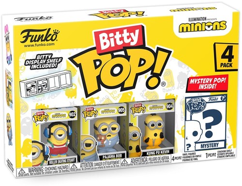MINIONS- ROLLER SKATING STUART 4PK