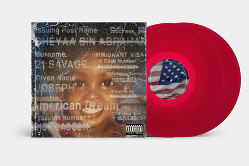 21 Savage - American Dream - Red Colored Vinyl