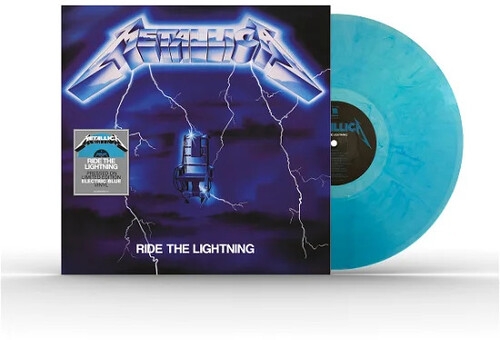 Metallica - Ride The Lightning - 'Electric Blue' Colored Vinyl