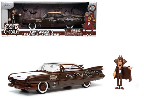Jada Toys - 1:24 '59 Cadiallac Coupe Deville with Count Chocula Figure