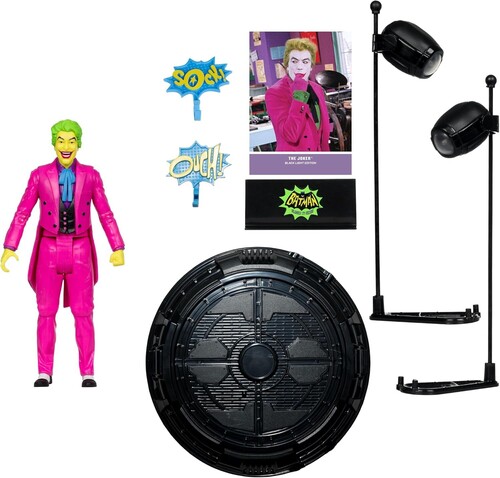 DC BATMAN 66 JOKER BLACK LIGHT GOLD LABEL FIG EE