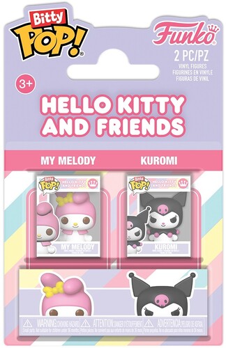 BITTY POP SANRIO 2 PACK MY MELODY & KUROMI