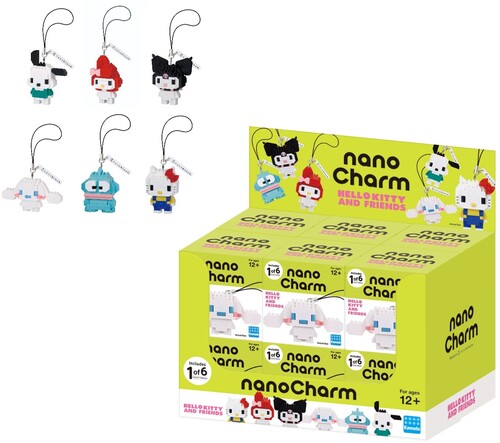 NANOCHARM HELLO KITTY AND FRIENDS (BOX/ 12) BLINDBO