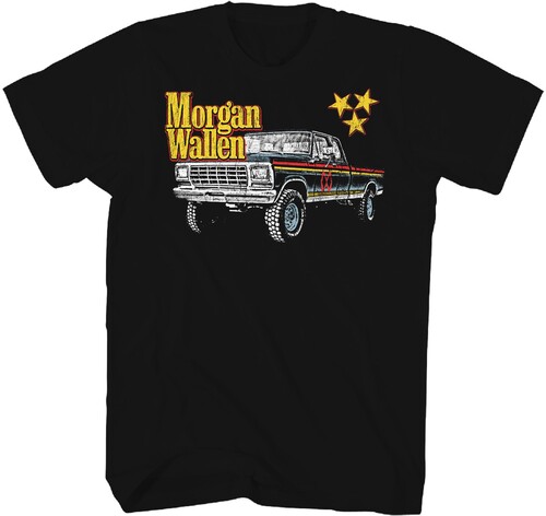 MORGAN WALLEN TRUCK TSHIRT LARGE BLK 39541047A3