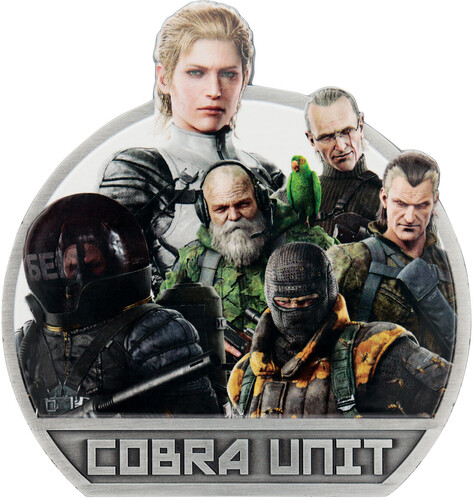 METAL GEAR SOLID DELTA COBRA UNIT MEDALLION