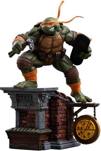 TMNT MICHAELANGELO ART SCALE 1/ 10 STATUE